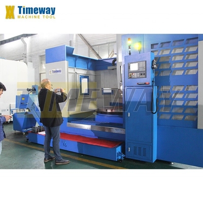 2000kg Loading Capacity CNC Vertical Lathe with X/Z-axis Feed Speed and Big Boring Hole