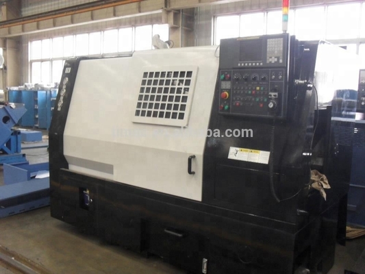 Twin Spindle FANUC Slant Bed CNC Lathe AK-25 with 12 Tool Post Stations