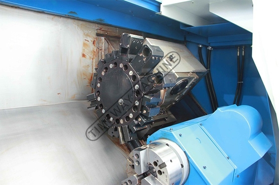 AK-25DS Double Spindle CNC Lathe Machine The Perfect Choice for Heavy Duty Machining