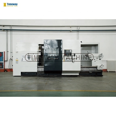 6000kg Loading Capacity Yantai Flat Bed Metal CNC Lathe with Horizontal Control System