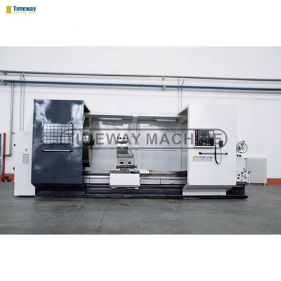 6000kg Loading Capacity Yantai Flat Bed Metal CNC Lathe with Horizontal Control System