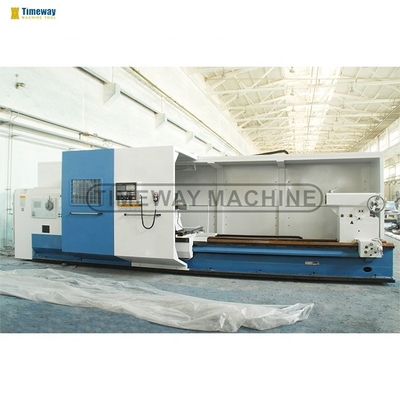6000kg Loading Capacity Yantai Flat Bed Metal CNC Lathe with Horizontal Control System