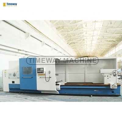 6000kg Loading Capacity Yantai Flat Bed Metal CNC Lathe with Horizontal Control System