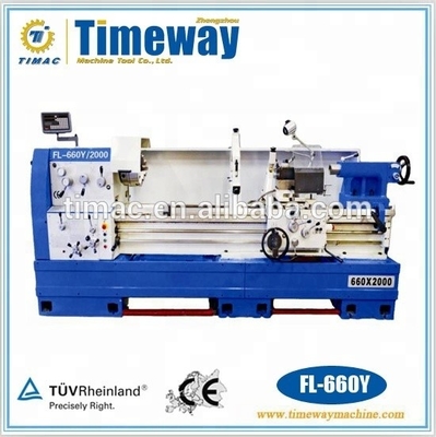 400mm Bed Width 24&quot;-40&quot; Precision Gap Bed Lathe Machine Customized Design