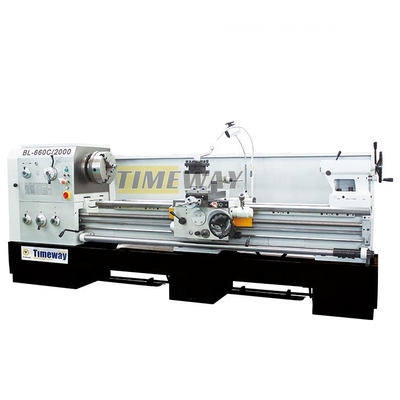2500 N.m Cutting Torque High Precision Horizontal Gap Bed Lathe Machine Rapid Feed Speed