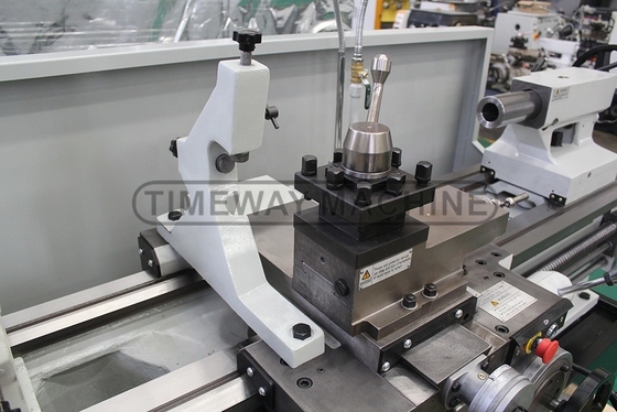 2500 N.m Cutting Torque High Precision Horizontal Gap Bed Lathe Machine Rapid Feed Speed