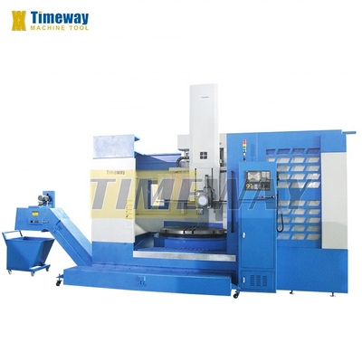 Rectangular Rails CNC Vertical Lathe Machine with 2 Axes and After-sales Guarantee