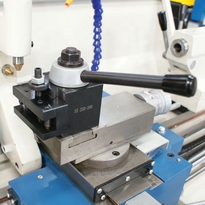 T-1440B Precision Gear Head Engine Lathe with 220mm Swing Diameter Over Cross Slide
