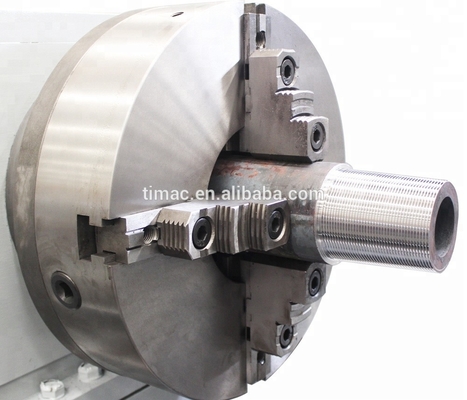16-380rpm Spindle Speed Manual Horizontal Tube Threading Lathe for Oil Field 130-270mm