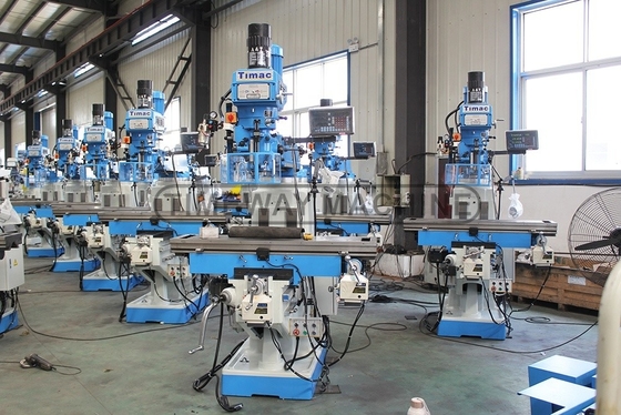 2.2kW Spindle Motor Power 3-Axis DRO Universal Rotary Head Milling Machine for Milling