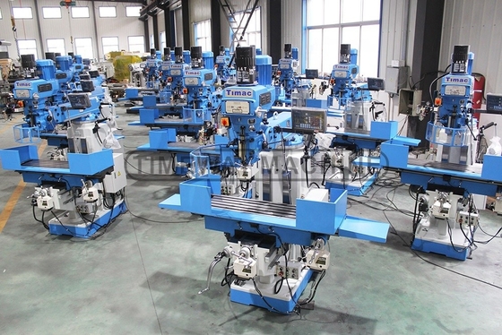 2.2kW Spindle Motor Power 3-Axis DRO Universal Rotary Head Milling Machine for Milling