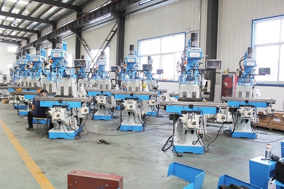 2.2kW Spindle Motor Power 3-Axis DRO Universal Rotary Head Milling Machine for Milling