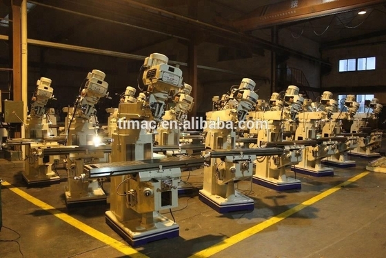 Customized Voltage M250 Vertical Turret Milling Machine with 2.25kW Spindle Motor Power
