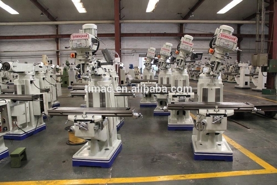 Customized Voltage M250 Vertical Turret Milling Machine with 2.25kW Spindle Motor Power