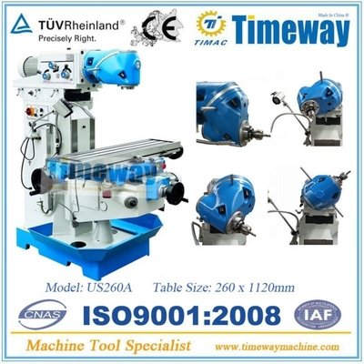 Universal Vertical Knee-Type Milling Machine US260A Machinery 2019 Hot Other Product