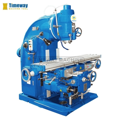 320mm Table Travel Vertical Knee Milling Machine with ±30° Spindle Head Swivel Angle Range