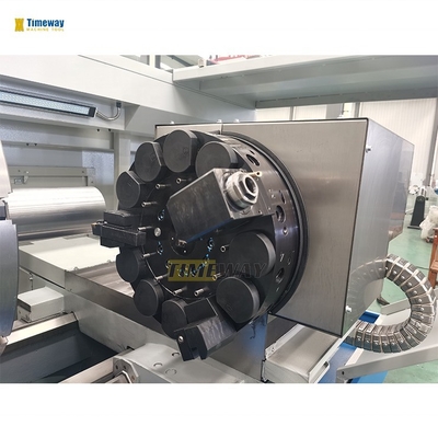 600mm Bed Width 255mm 280mm Spindle Bore CNC Pipe Threading Lathe Tool for Oil Country