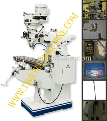 VERTICAL Turret Milling Machine M330A with R8 Spindle Taper and 330x1370 Table Size