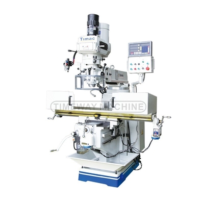 Medium Volume Production Medium Duty Turret Milling Machine with ISO40 Spindle Taper