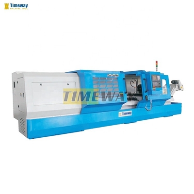 2-Axis Horizontal Flat Bed CNC Lathe Turning Machine for High Precision Turning