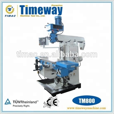 TM800 Timeway Horizontal and Vertical Turret Milling Machine for Durable Construction