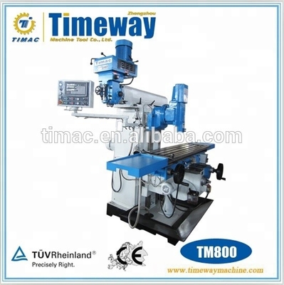 TM800 Timeway Horizontal and Vertical Turret Milling Machine for Durable Construction