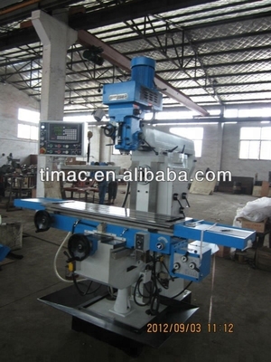 TM800 Timeway Horizontal and Vertical Turret Milling Machine for Durable Construction