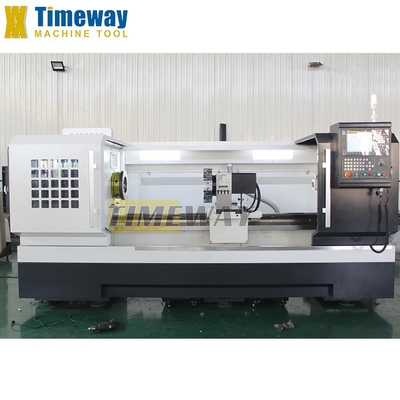 Precision Turning CNC Lathe Machine with Multifunctional Flat Bed Design and 4 Tool Posts