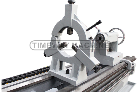 Horizontal Normal Lathe Q-280F Heavy Duty Pipe Threading Tool with Large Spindle Bore