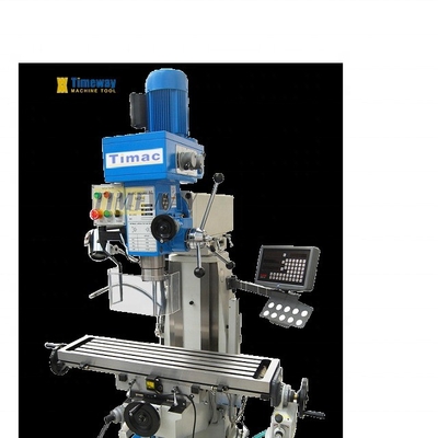 Universal Milling Drilling Machine ISO40 Spindle Taper and 600/260/300mm Table Travel