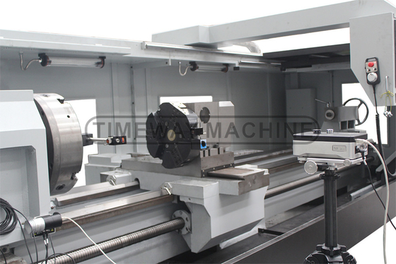 QK-200 CNC Pipe Thread Lathe Machine with 4 Tool Post Stations and FANUC Control System