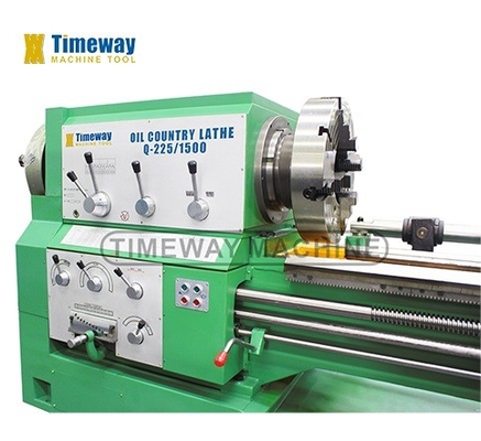 11kW Spindle Motor Power Q-225 Pipe Threading Lathe Machine with 1350/2850mm Z-axis Travel