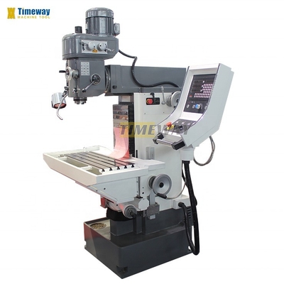 Versatile Vertical and Horizontal Tool Turret Milling Machine with High Spindle Speed
