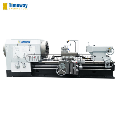 Medium Duty 4-jaw Electric Pipe Threading Lathe Q-330 for Metal Bed width 755 mm
