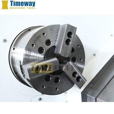 Metal Turning Speed CNC Lathe with 550mm Z Axis Travel and 12 N.m Cutting Torque