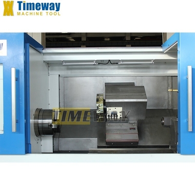 Metal Turning Speed CNC Lathe with 550mm Z Axis Travel and 12 N.m Cutting Torque
