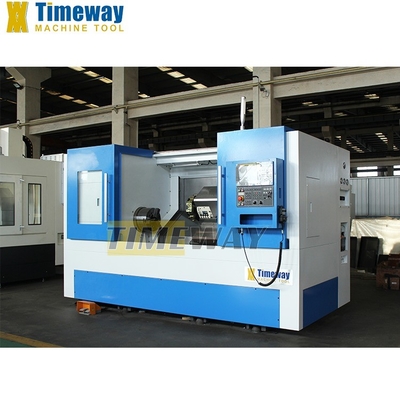 Metal Turning Speed CNC Lathe with 550mm Z Axis Travel and 12 N.m Cutting Torque