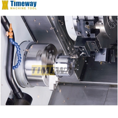 Machinery Repair Shops Slant Lathe Machine with 62mm Spindle Bore and Hydraulic Tailstock