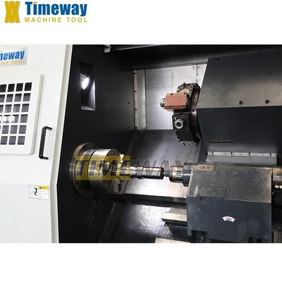 Machinery Repair Shops Slant Lathe Machine with 62mm Spindle Bore and Hydraulic Tailstock