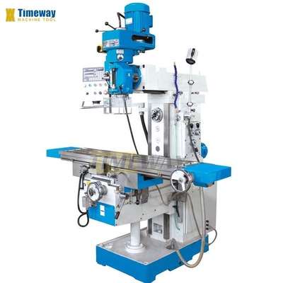 1000mm Table Travel Manual Turret Milling Machine with Spindle Speed Range 65-4660 rpm