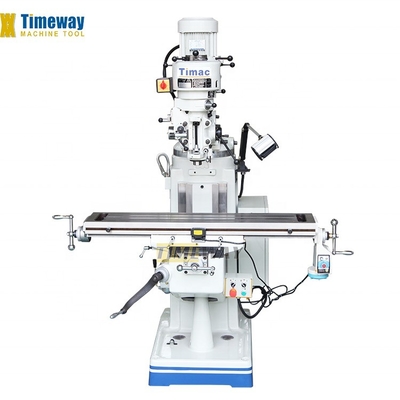 High Precision Turret Milling Machine with ISO50 Spindle Taper and 1060KG Weight