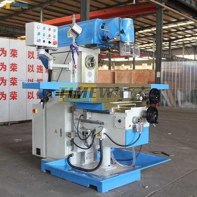Customizable Swivel Head Manual Knee-Type Milling Machine with High Productivity
