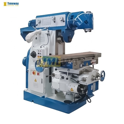 Manufacturing Plant Universal Knee-Type Milling Machine With Swivel Head Weight KG 2900