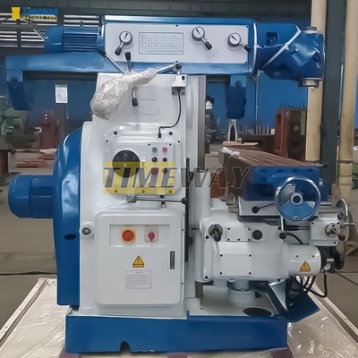 Manufacturing Plant Universal Knee-Type Milling Machine With Swivel Head Weight KG 2900