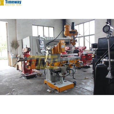 Table Size 254x1270 High Precision TM400 Turret Milling Machine H/V for Metalworking