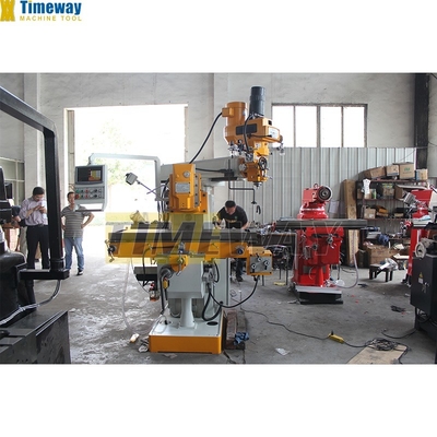 Table Size 254x1270 High Precision TM400 Turret Milling Machine H/V for Metalworking
