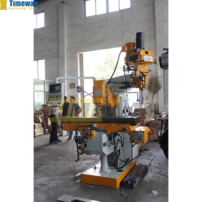 Table Size 254x1270 High Precision TM400 Turret Milling Machine H/V for Metalworking