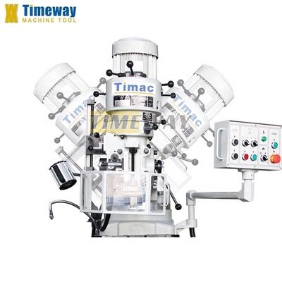 High Precision M250 Manual Turret Milling Machine with 3 Axes and 400mm Table Travel