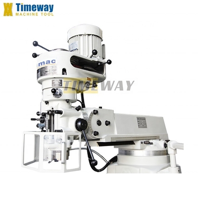 High Precision M250 Manual Turret Milling Machine with 3 Axes and 400mm Table Travel