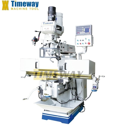Variable Speed Universal Vertical Turret Milling Machine with 3.7KW Main Motor Power